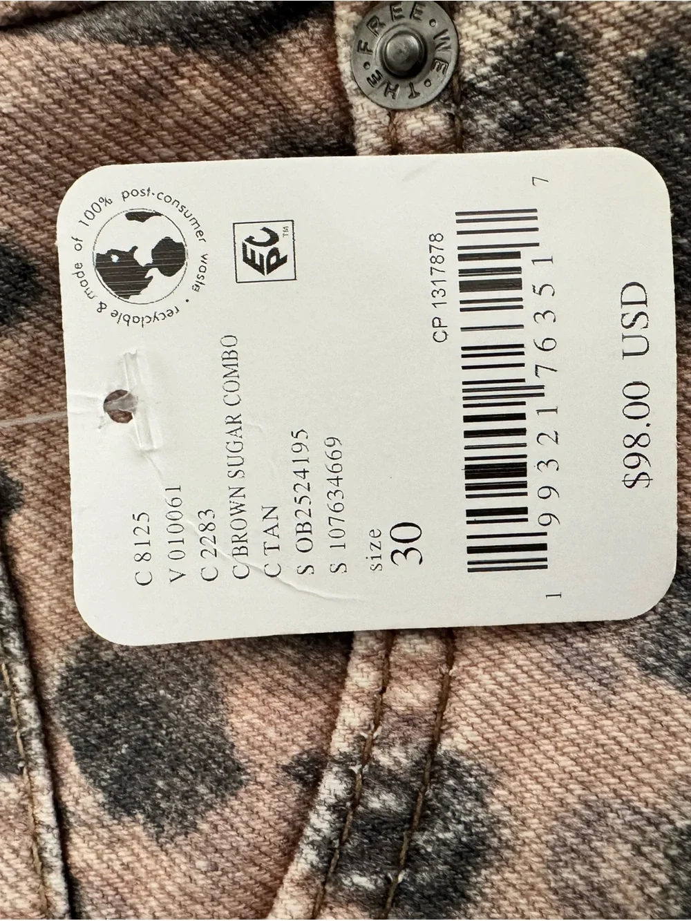 Free People Leopard Shorts